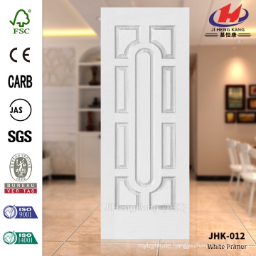 JHK-012 Rare Design Glatte Oberfläche Küche Weiß Grundierung Türkei HDF Mold Door Skin Beliebte in Schweizer